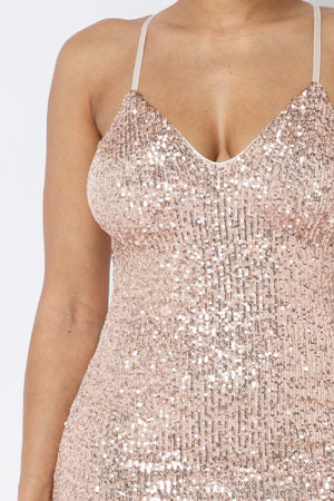 
                  
                    THE GLITZ DRESS (ROSE GOLD)
                  
                