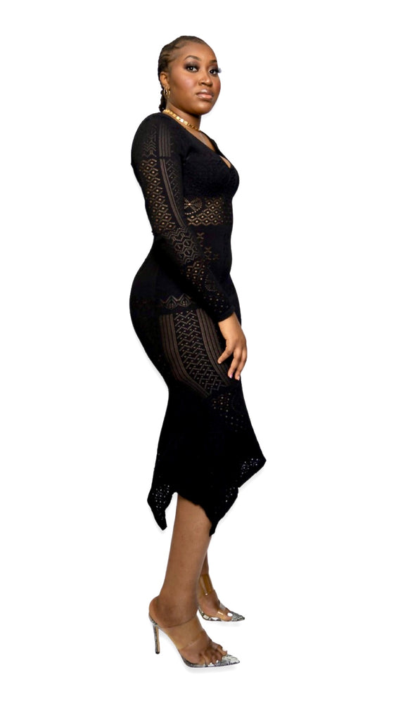 
                  
                    THE KNIT DRESS (BLACK)
                  
                