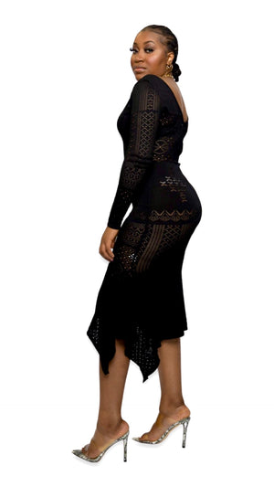 
                  
                    THE KNIT DRESS (BLACK)
                  
                