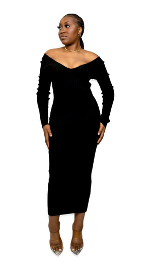 
                  
                    THE SASHA DRESS (BLACK)
                  
                